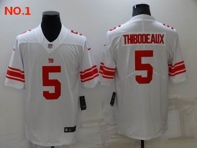  Men's New York Giants #5 Kayvon Thibodeaux Jersey NO.1;